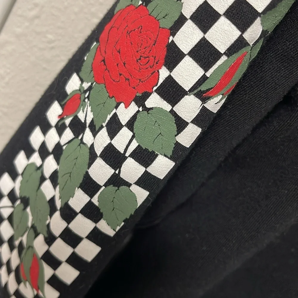 Vans Classic Pre-Vintage Roses and long sleeved black tee - Picture 3 of 5